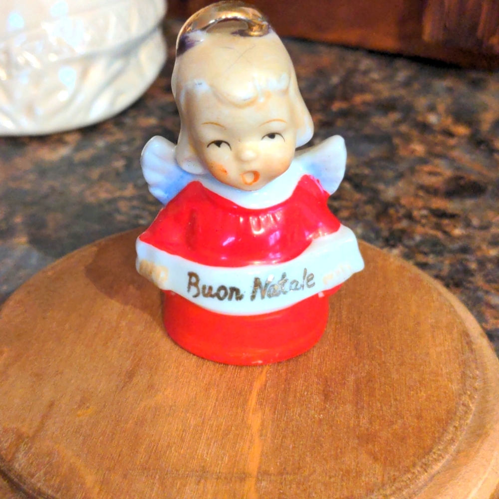 Vintage Ardalt Italian Christmas Angel Bell